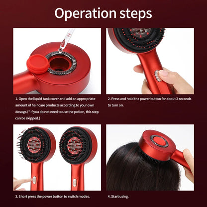 Head Massager Vibration Massage Comb