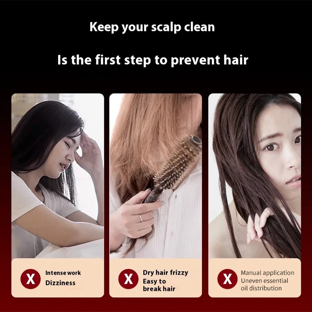 Head Massager Vibration Massage Comb